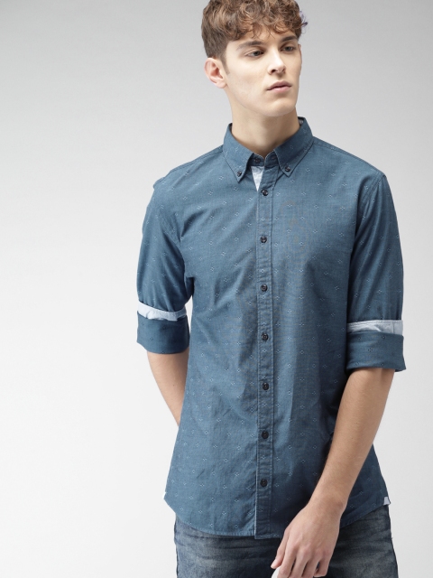 

Tommy Hilfiger Blue New York Fit Casual Shirt