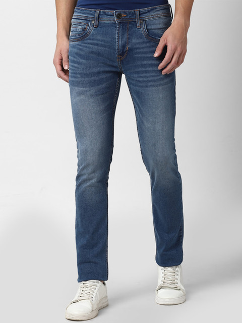 

Peter England Casuals Men Blue Light Fade Jeans