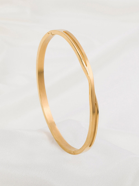 

Mikoto by FableStreet Women Gold-Toned & Plated Bangle-Style Bracelet
