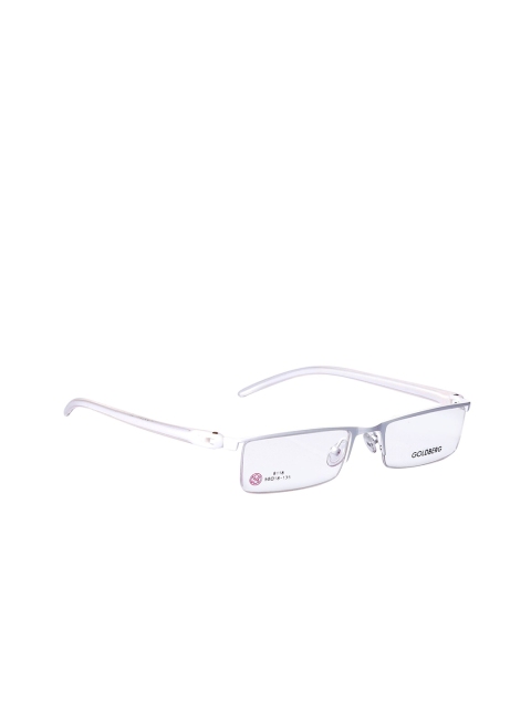 

Gold Berg White Half Rim Rectangle Frames