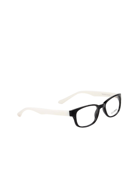 

Gold Berg Unisex Black & White Full Rim Wayfarer Frames