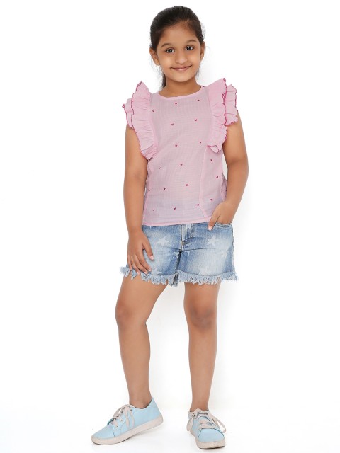 

Knitting Doodles Pink Striped Top