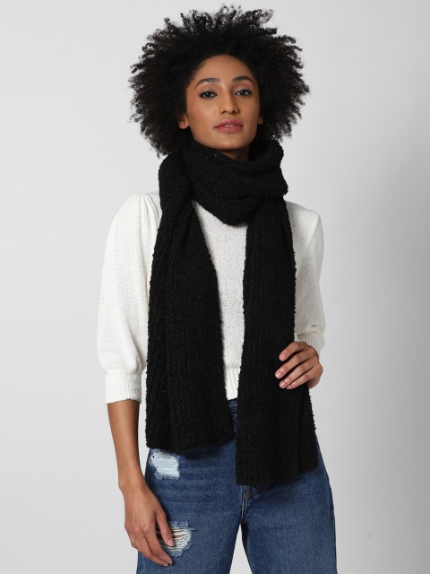 

FOREVER 21 Women Black Scarf