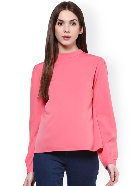 

Harpa Pink Styled Back Top