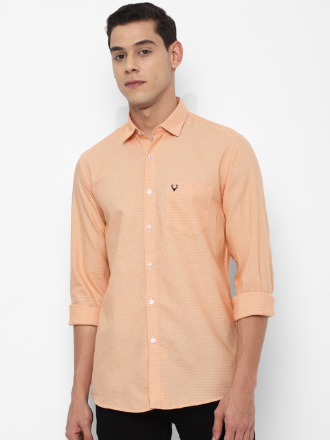 

Allen Solly Men Orange Slim Fit Cotton Casual Shirt