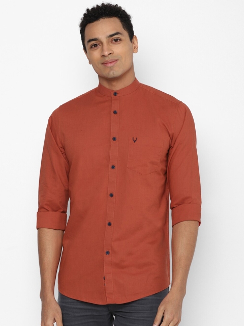 

Allen Solly Men Orange Slim Fit Casual Shirt