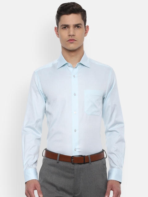 

Louis Philippe Men Blue Formal Shirt