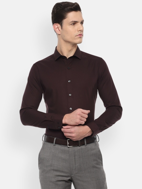 

Louis Philippe Men Coffee Brown Slim Fit Formal Shirt