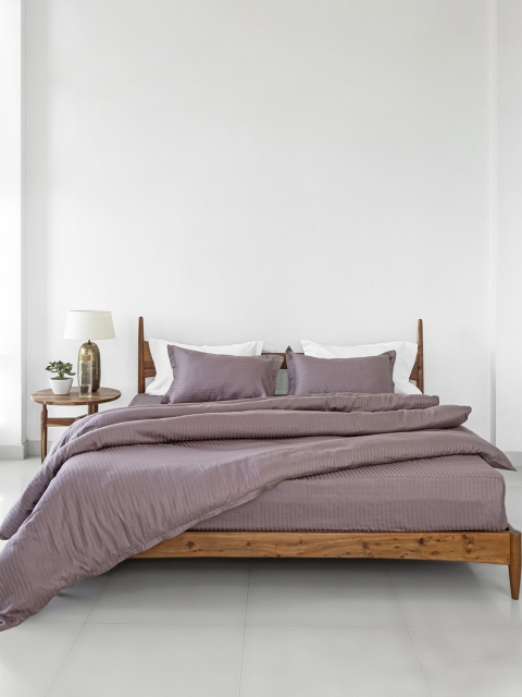 

Clasiko Grey 220 TC Double Bed Duvet Cover With 2 Pillow Covers