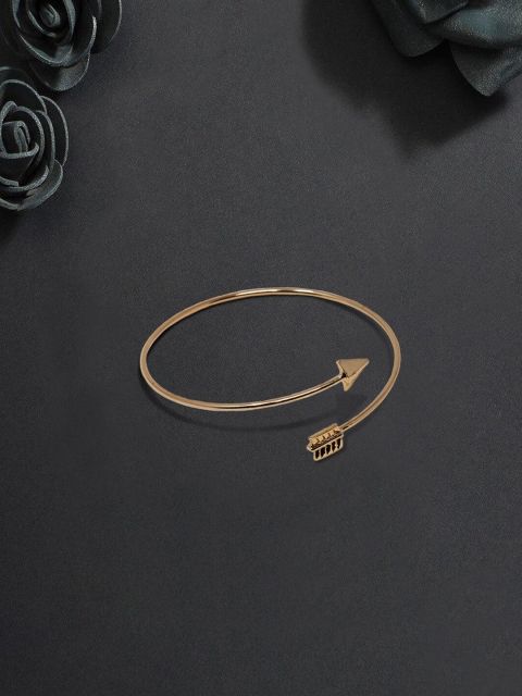 

LYKKEIN Women Gold-Plated Cuff Bracelet