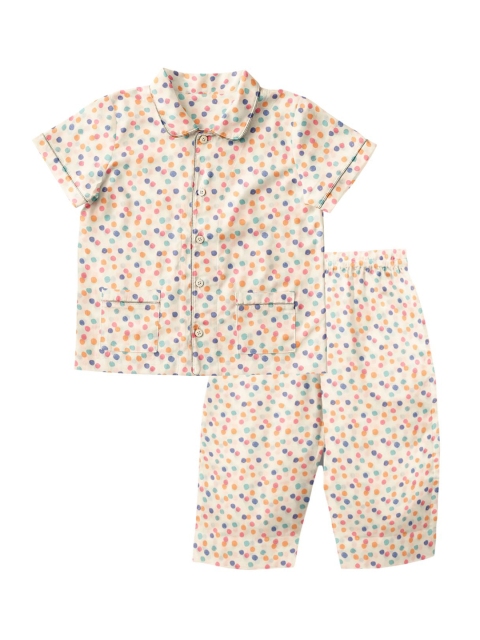 

THE BABY ATELIER Unisex Kids Off White Night suits