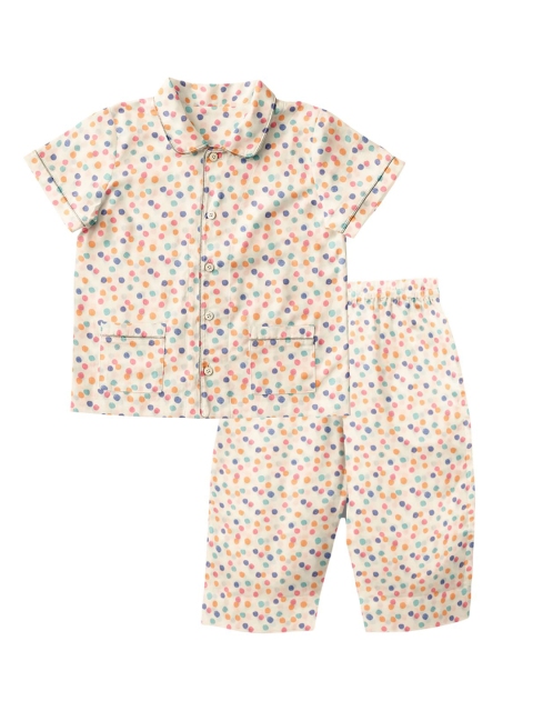 

THE BABY ATELIER Unisex Kids Off White Night suits