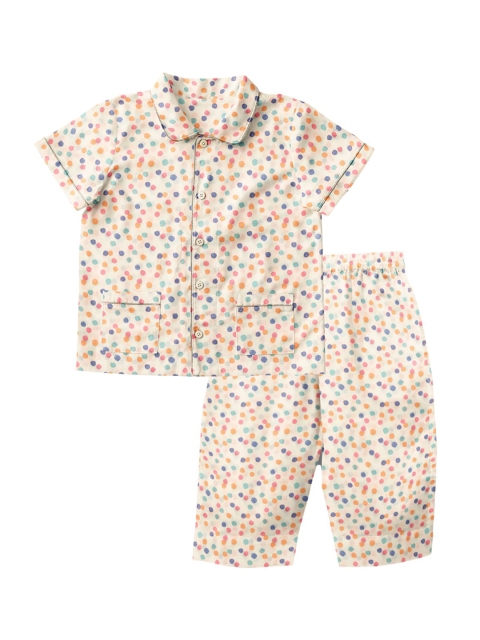 

THE BABY ATELIER Unisex Kids Off White Night suits