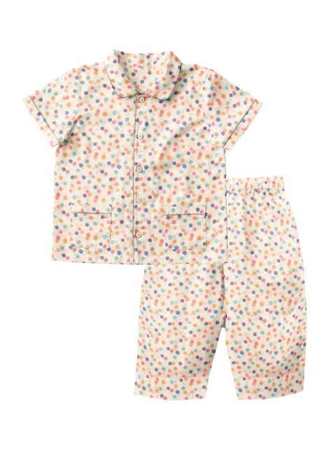 

THE BABY ATELIER Unisex Kids Off White Night suits