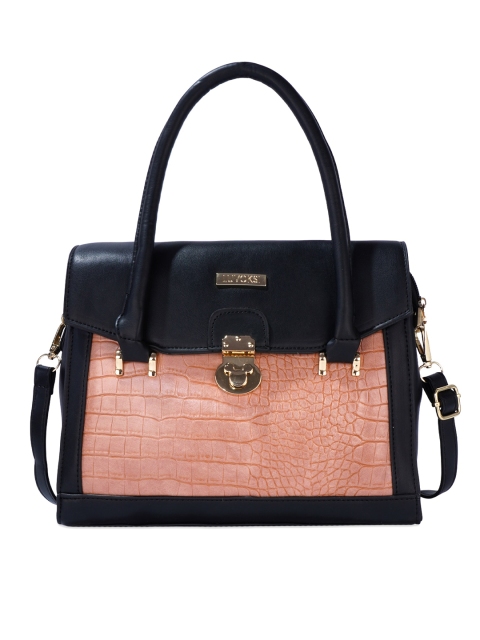 

Luvoksi Beige Textured PU Structured Satchel