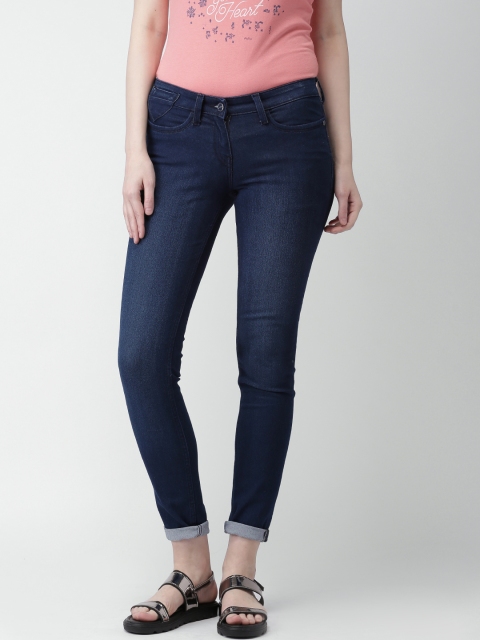 

Mast & Harbour Women Blue Skinny Fit Stretchable Jeans