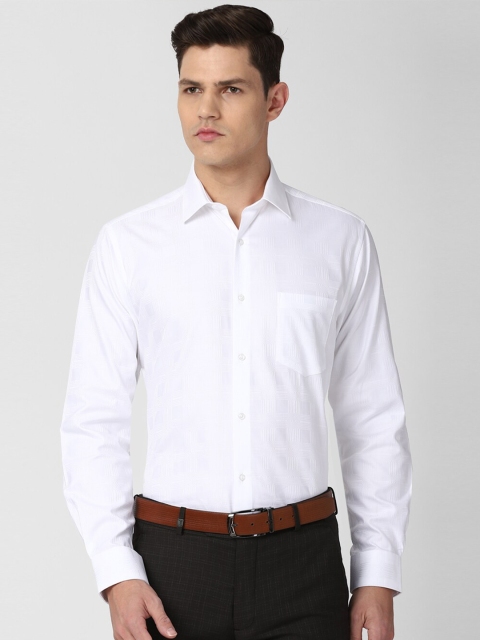 

Van Heusen Men White Pure Cotton Formal Shirt