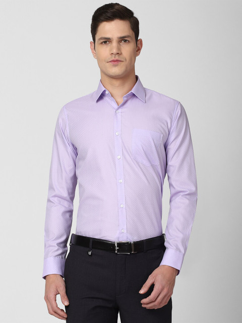 

Van Heusen Men Purple Slim Fit Pure Cotton Formal Shirt