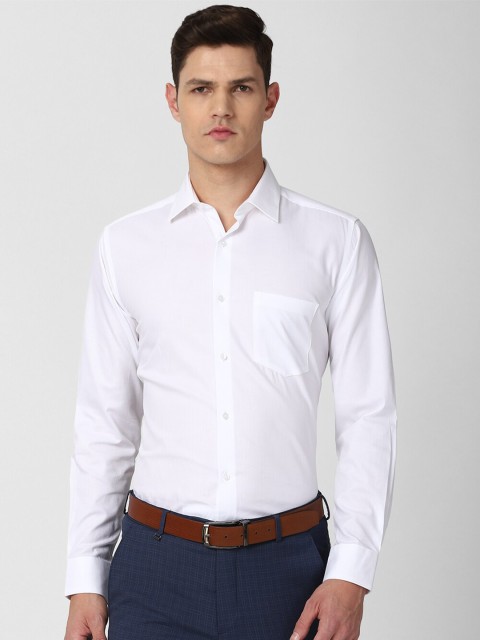 

Van Heusen Men White Regular Fit Pure Cotton Formal Shirt