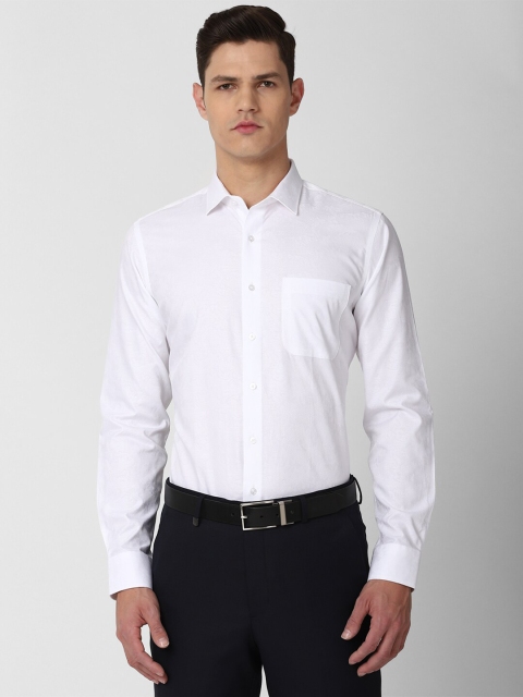 

Van Heusen Men White Slim Fit Cotton Formal Shirt