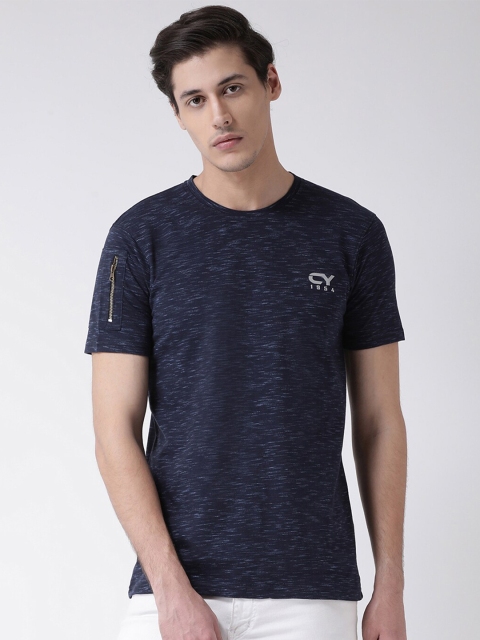 

Club York Men Navy Blue T-shirt