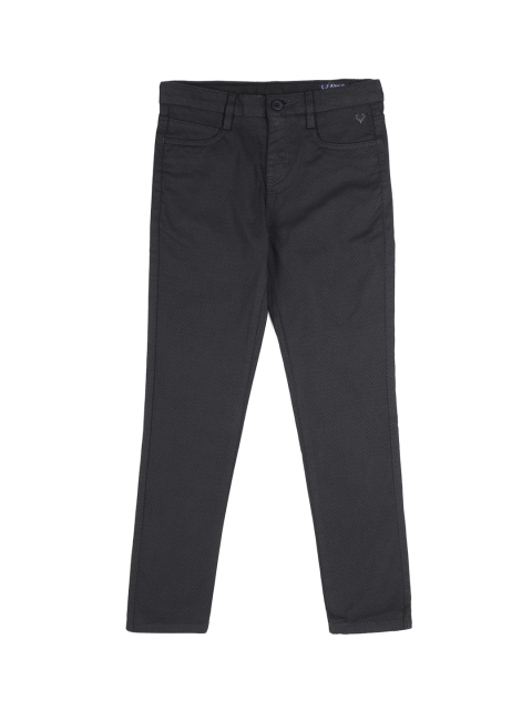 

Allen Solly Junior Boys Grey Slim Fit Trousers