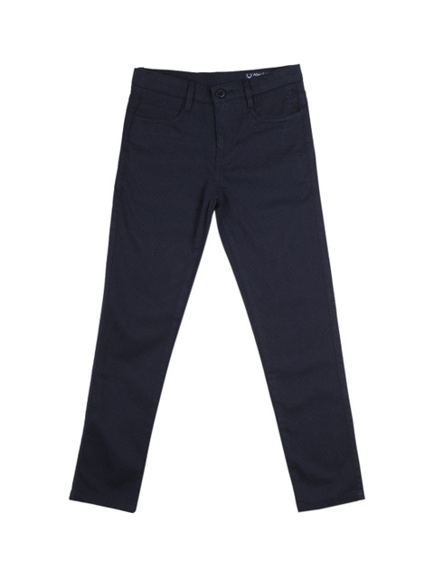 

Allen Solly Junior Boys Navy Blue Slim Fit Cotton Trousers