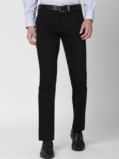 

Van Heusen Men Black Slim Fit Trousers