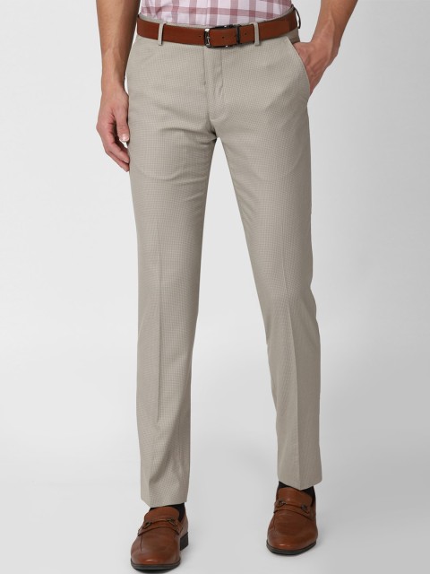 

Van Heusen Men Grey Slim Fit Trousers