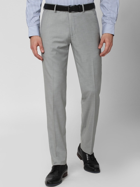 

Van Heusen Men Grey Slim Fit Trousers