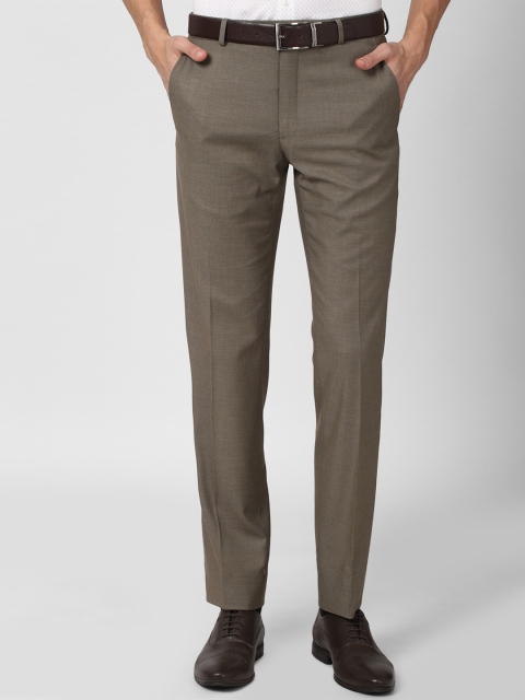 

Van Heusen Men Brown Slim Fit Trousers