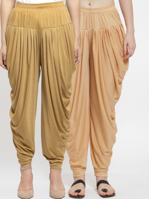 

GRACIT Pack of 2 Women Beige Dhoti Salwar