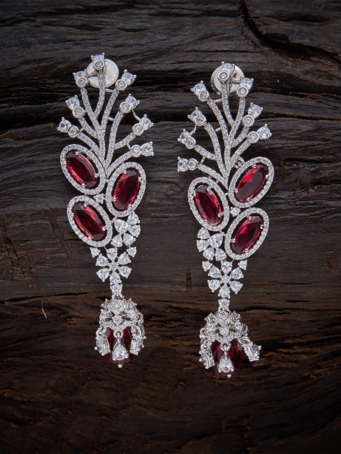 

Kushal's Fashion Jewellery Red Contemporary Drop Earrings