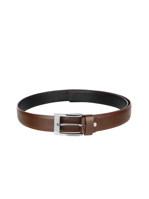 

Swiss Design Men Brown Textured Leather Belt