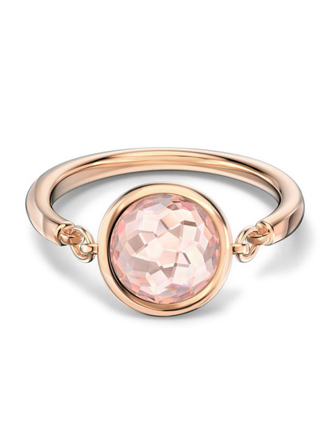 

SWAROVSKI Rose-Gold Plated TAHLIA:RING VROS/ROS 52 Finger Ring
