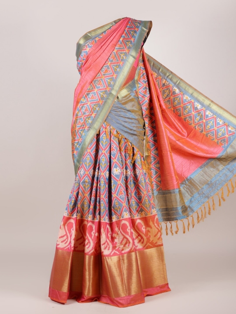 

Pothys Multicoloured Printed Unstitched Lehenga & Blouse With Dupatta, Multi
