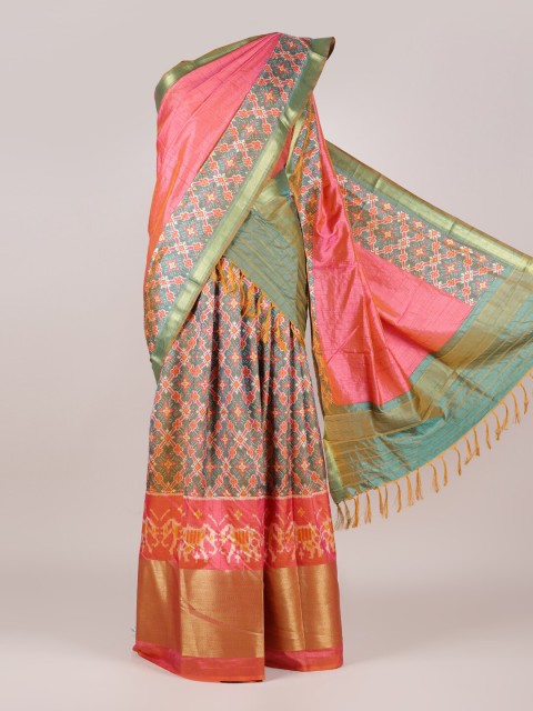 

Pothys Multicoloured Printed Unstitched Lehenga & Blouse With Dupatta, Multi
