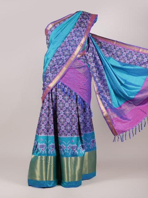

Pothys Multicoloured Printed Unstitched Lehenga & Blouse With Dupatta, Multi