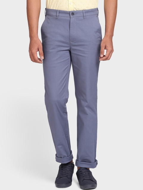 

ColorPlus Men Grey Chinos Trousers