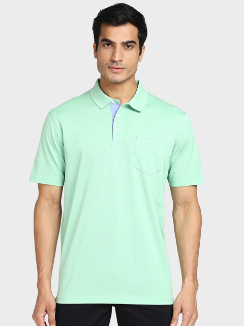 

ColorPlus Men Green Polo Collar T-shirt