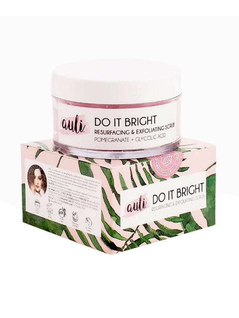 

Auli Do It Bright Resurfacing & Exfoliating Face Scrub - 50 g, Pink