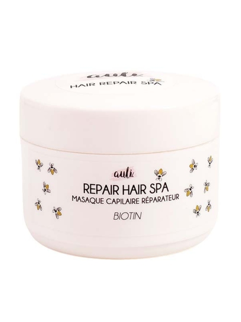 

Auli Repair Hair Spa with Biotin 200 g, White