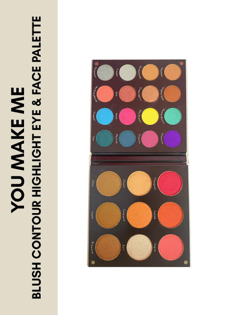 

CUFFS N LASHES Blush Contour Highlight Eye & Face Palette - You Make Me, Multi