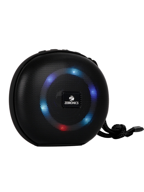 

Zebronics Zeb-Delight 10 Wireless Bluetooth v5.0 Portable Speaker - Black