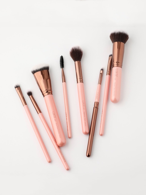 

LUXIE Set of 8 Rose Gold Complete Face Brushes