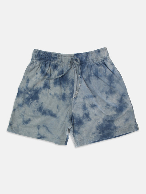 

Nins Moda Girls Blue Washed Shorts