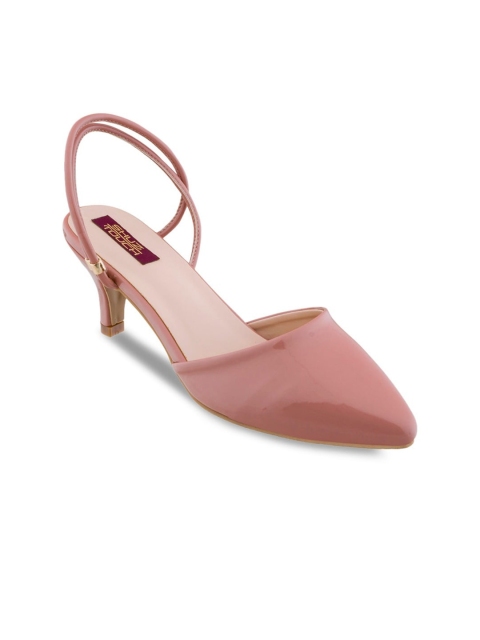 

SHUZ TOUCH Nude-Coloured Kitten Pumps