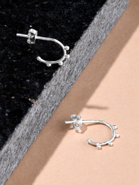 

Accessorize Women 925 Pure Sterling Silver Bobble Stud Hoops Earring
