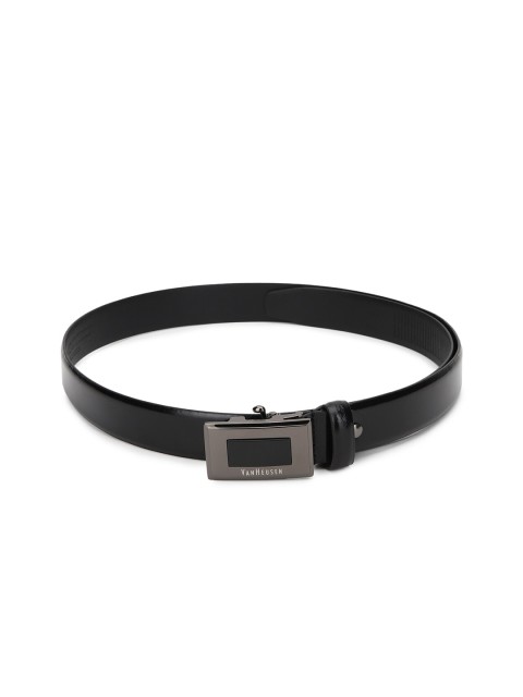 

Van Heusen Men Black Leather Formal Belt