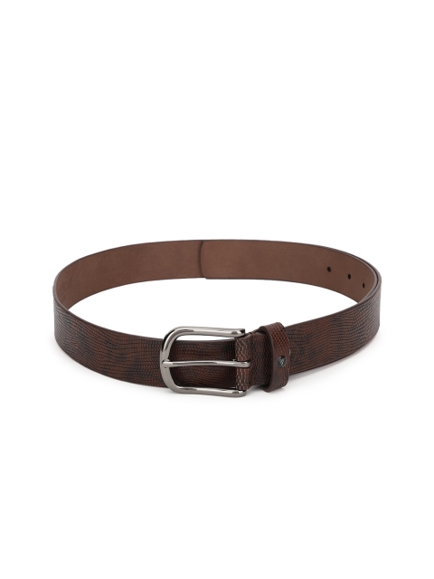 

Van Heusen Men Brown Textured Leather Formal Belt